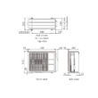Fujitsu Waterstage Comfort WGYA080ML3 / WOYA080KLT levegő-víz hőszivattyú integrált HMV tartállyal