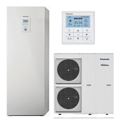 Panasonic Aquarea WH-UQ09HE8/WH-ADC0916H9E8 3 fázisú osztott hőszivattyú